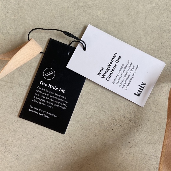 Knix Wingwoman Contour Bra Size 4 Nude Beige C or D Cup - Picture 6 of 8